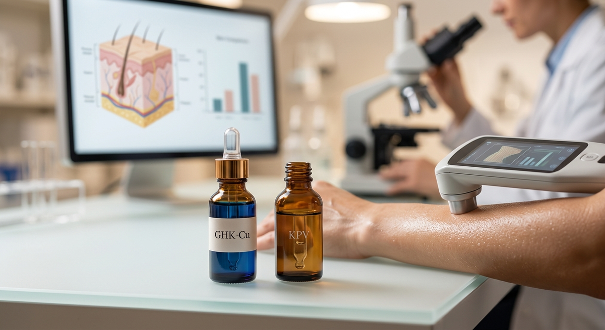 GHK-Cu vs KPV for Skin: Copper Peptide vs Anti-Inflammatory Tripeptide in Dermatology