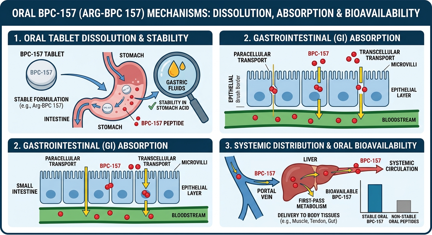 BPC-157 Oral Tablets Oral Absorption