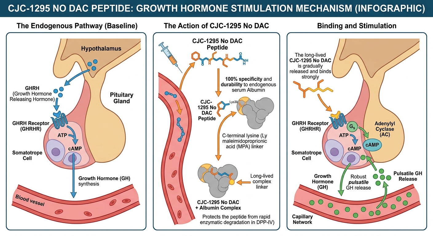 CJC-1295 No DAC Visual Mechanism