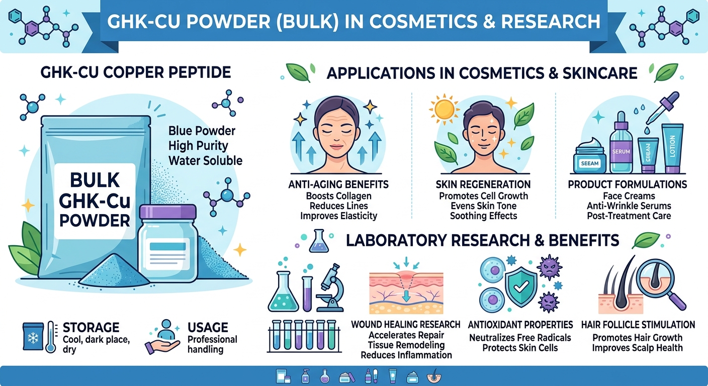 GHK-Cu Powder (Bulk)