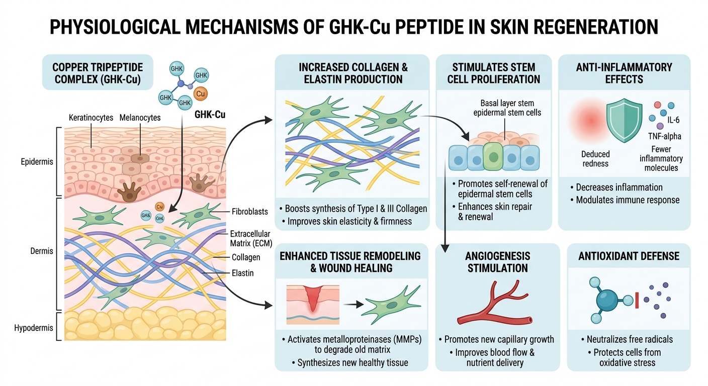 GHK-Cu Biological Pathway Concept