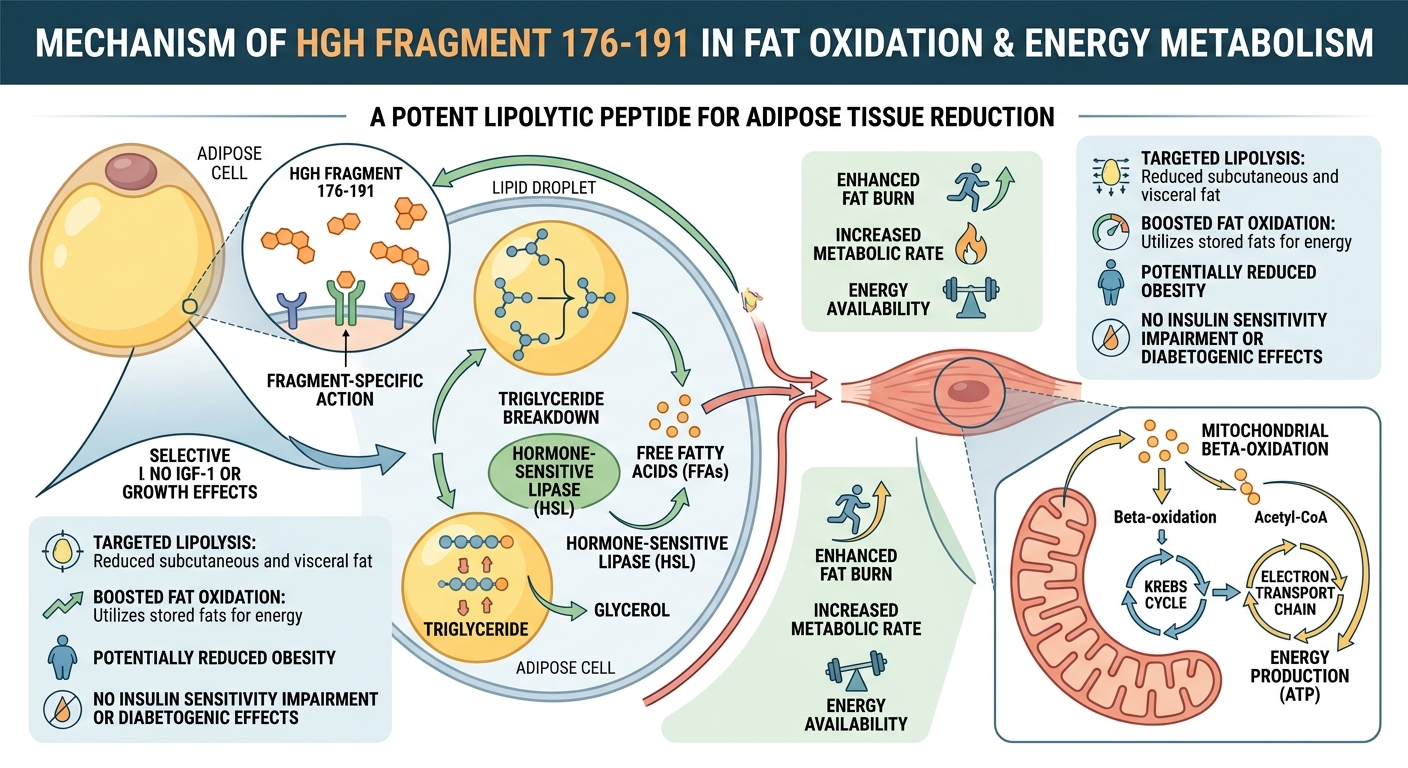 HGH Fragment 176-191 Biological Pathway Concept