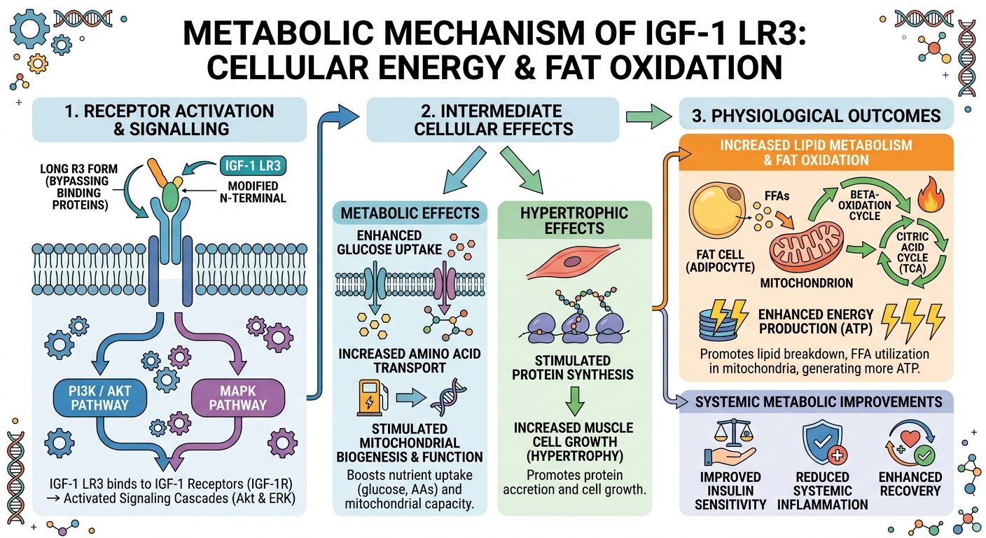 IGF-1 LR3 (Metabolic) Biological Pathway Concept