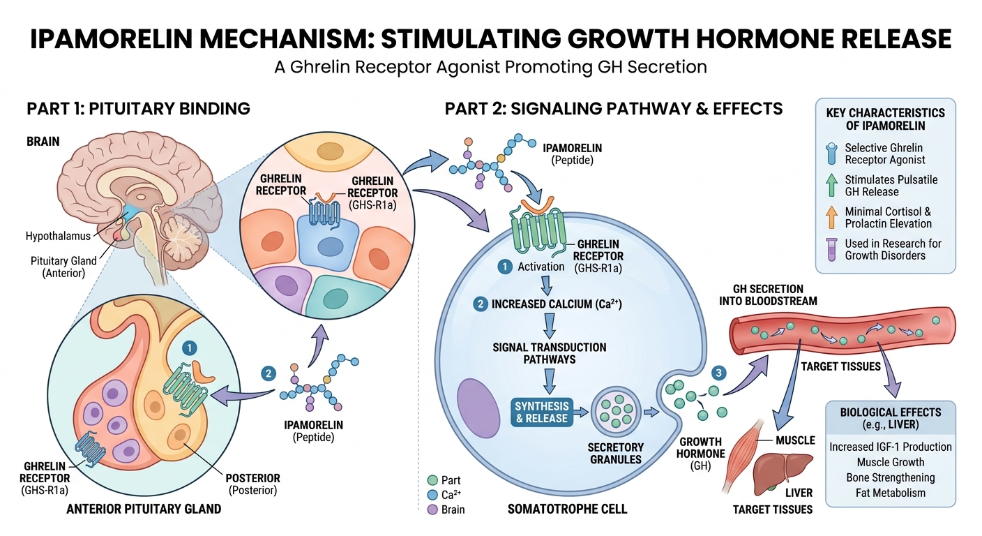 Ipamorelin Visual Mechanism