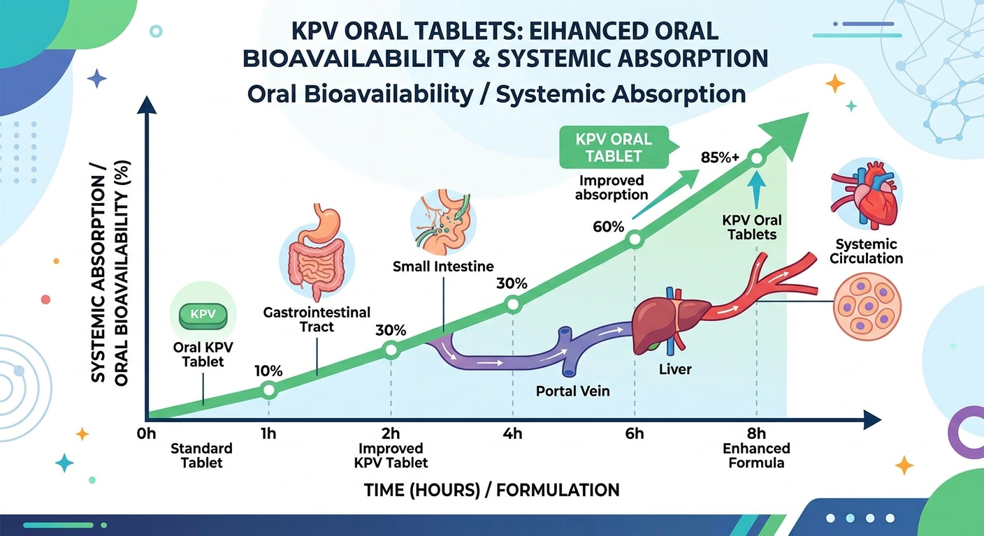 KPV Oral Tablets Bioavailability Graph