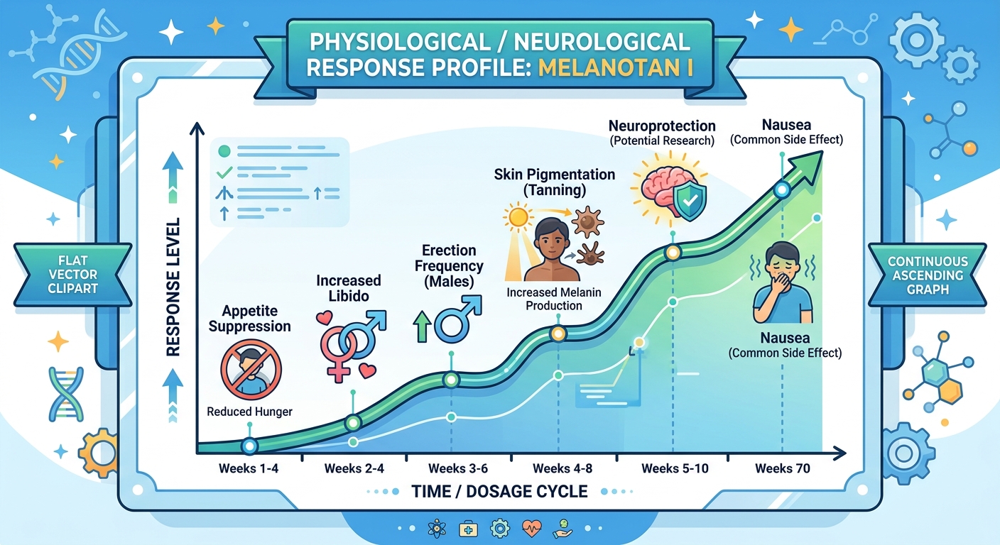 Melanotan I Receptor Expression Graph