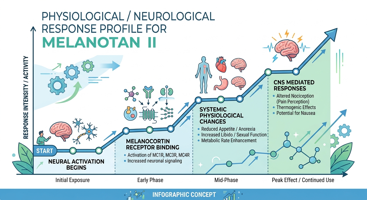 Melanotan II Receptor Expression Graph