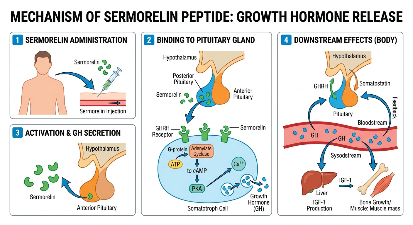 Sermorelin Visual Mechanism