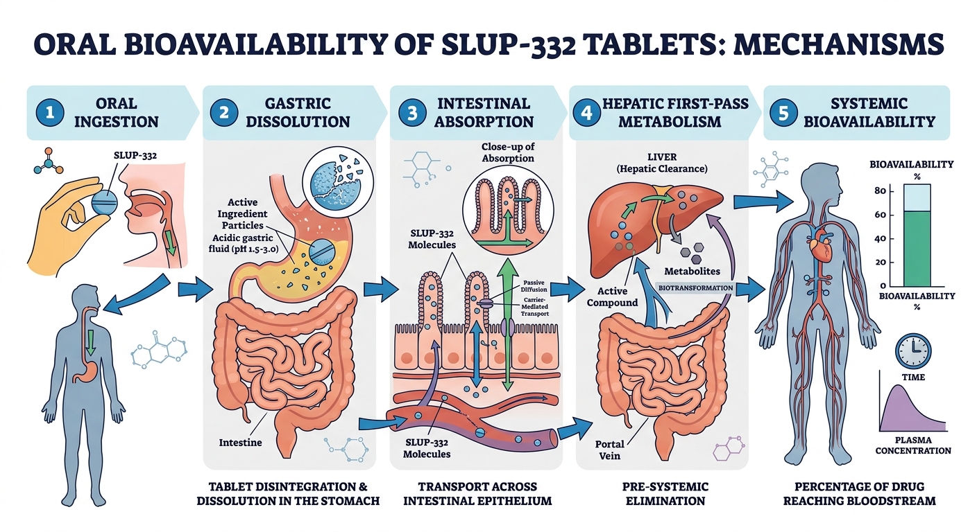 SLUP-332 Tablets Oral Absorption