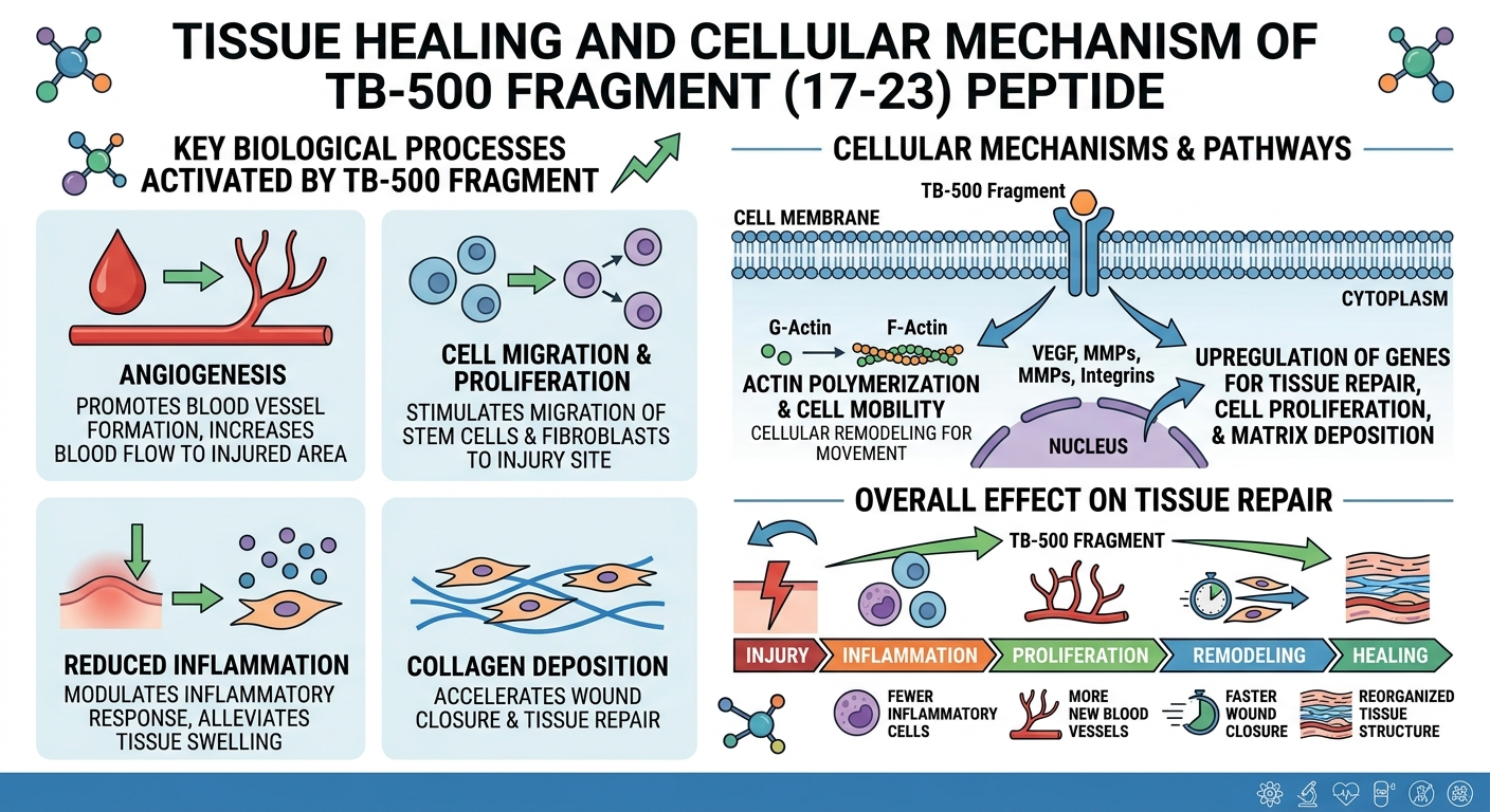 TB-500 Fragment (17-23) Visual Mechanism