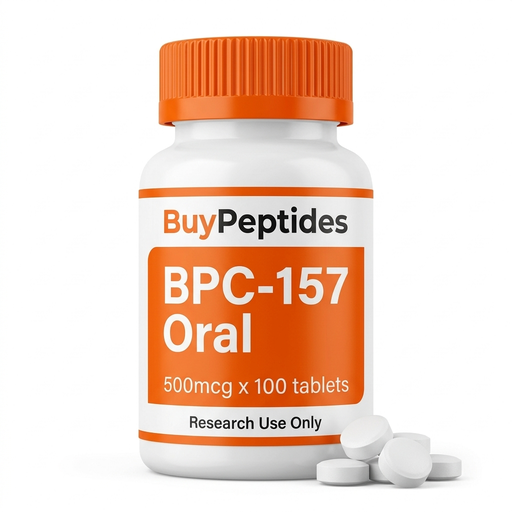 BPC-157 Oral Tablets 500mcg Research Peptide Vial