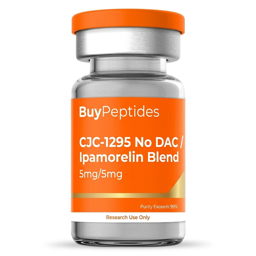 CJC-1295 No DAC / Ipamorelin Blend 5mg/5mg Research Peptide Vial